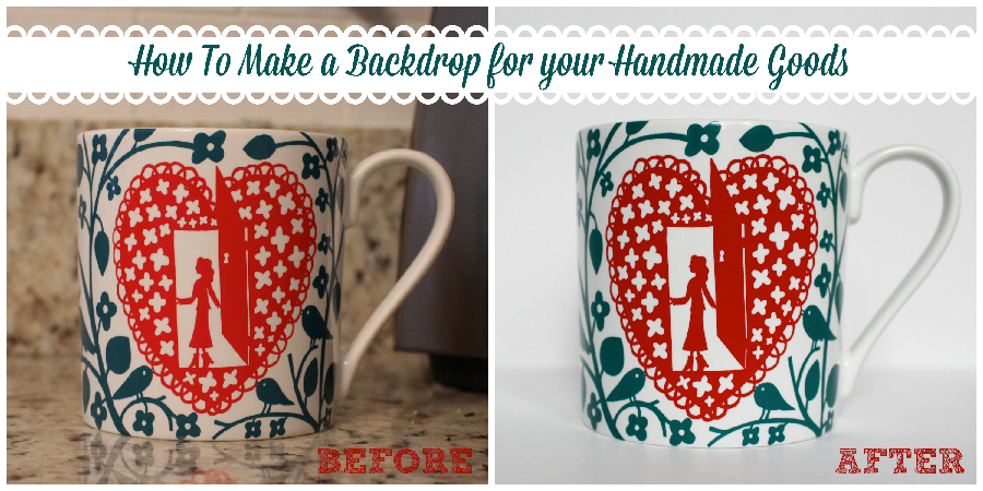 How to make a backdrop for your handmade products