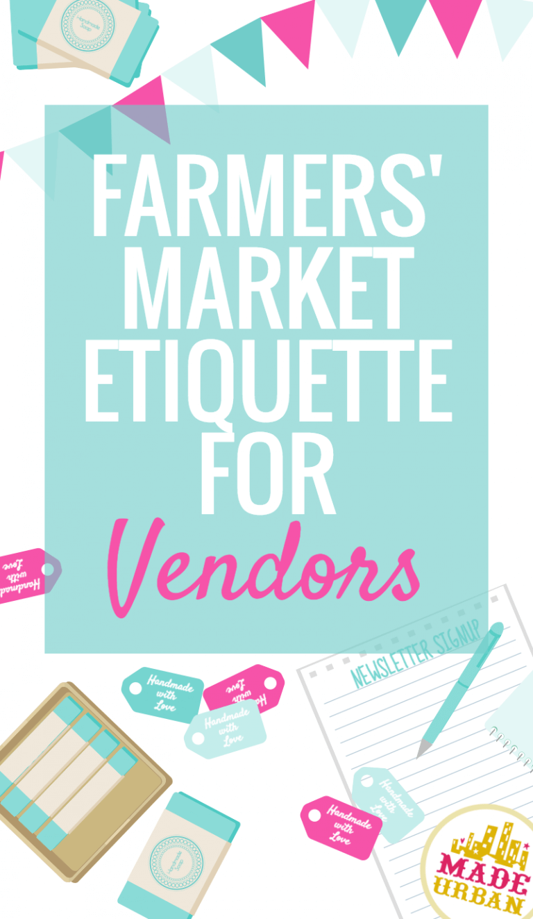 Farmers’ Market Etiquette for Vendors