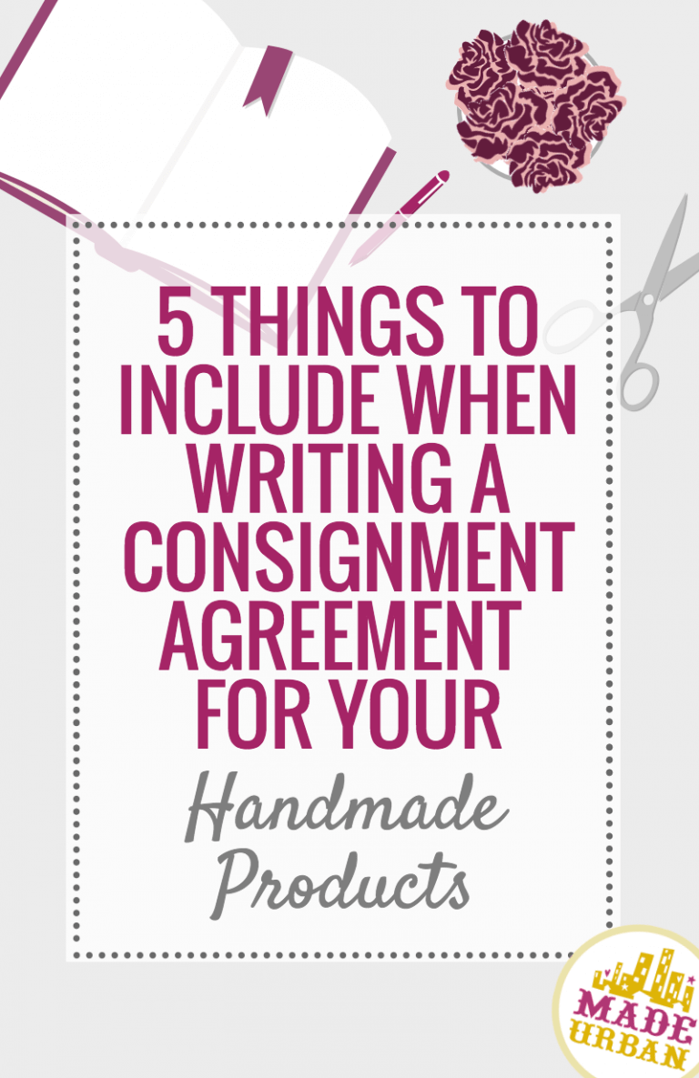 What to Include in a Consignment Agreement