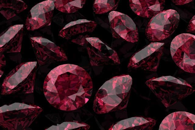 red gems