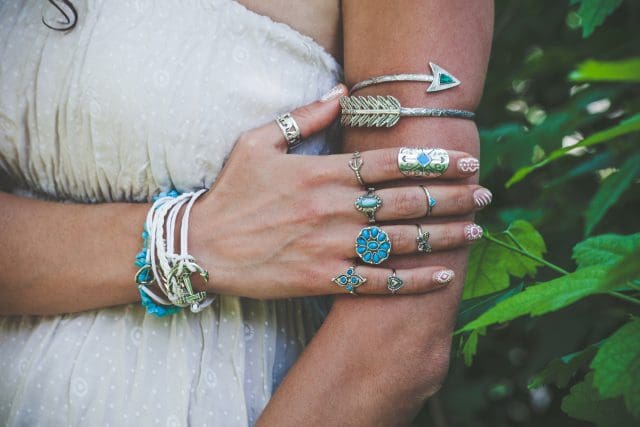 Bohemian style jewelry