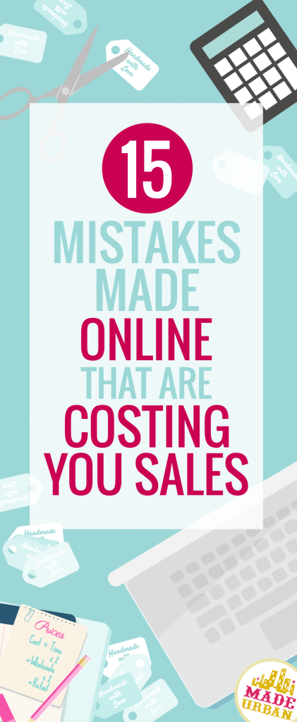 Online Mistakes that are Costing you Sales