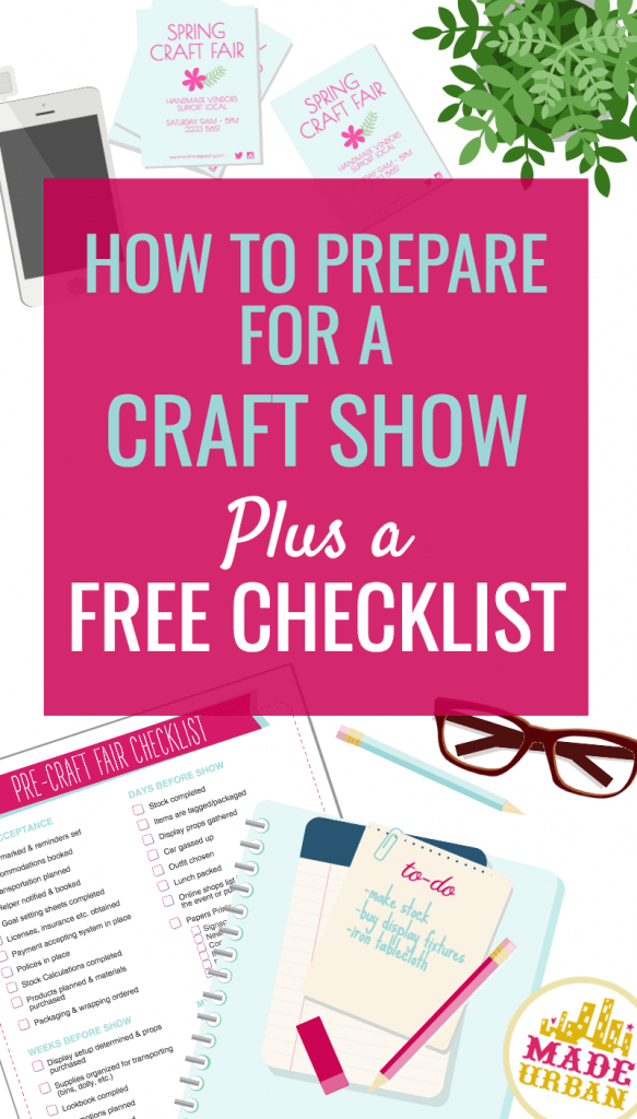 How to prepare for a craft show & free checklist