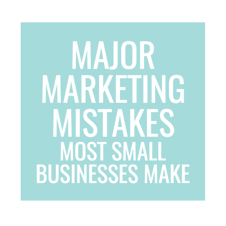 Marketing Mistakes most Handmade Businesses Make