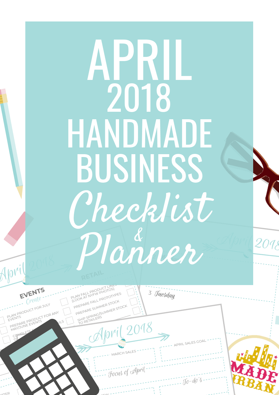 Spring has arrived & it's time for a productive April, to prepare for May & plan what June will look like. Here's how plus a checklist & planner.