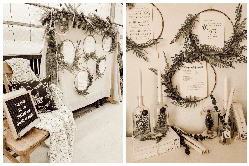 Our Blue Abode craft show setup