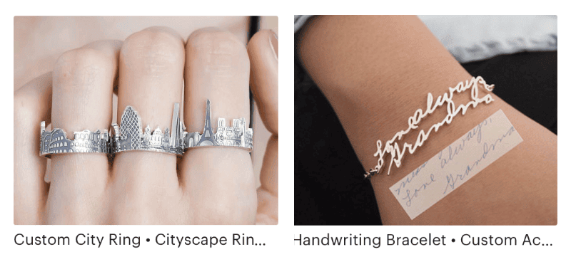 Caitlyn Minimalist custom jewelry