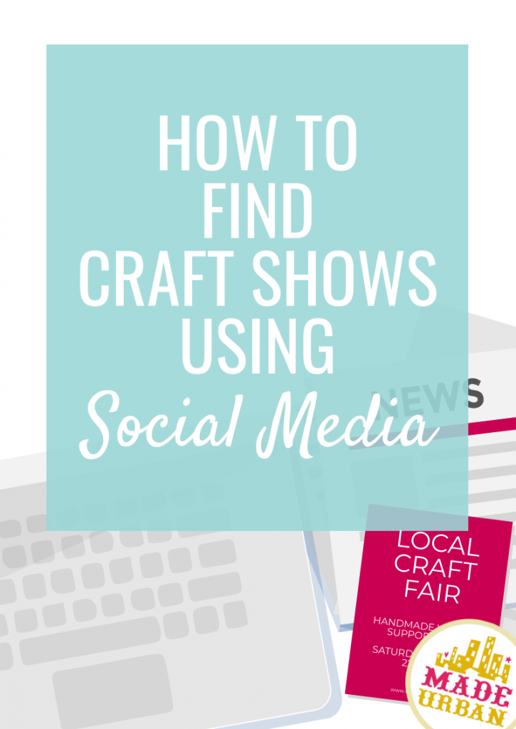 How to find craft shows using social media