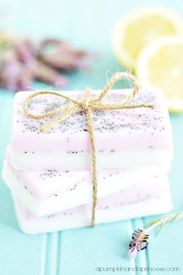 Lemon lavender soap diy