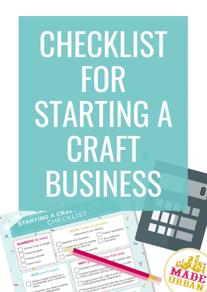 Starting a Craft Business Checklist