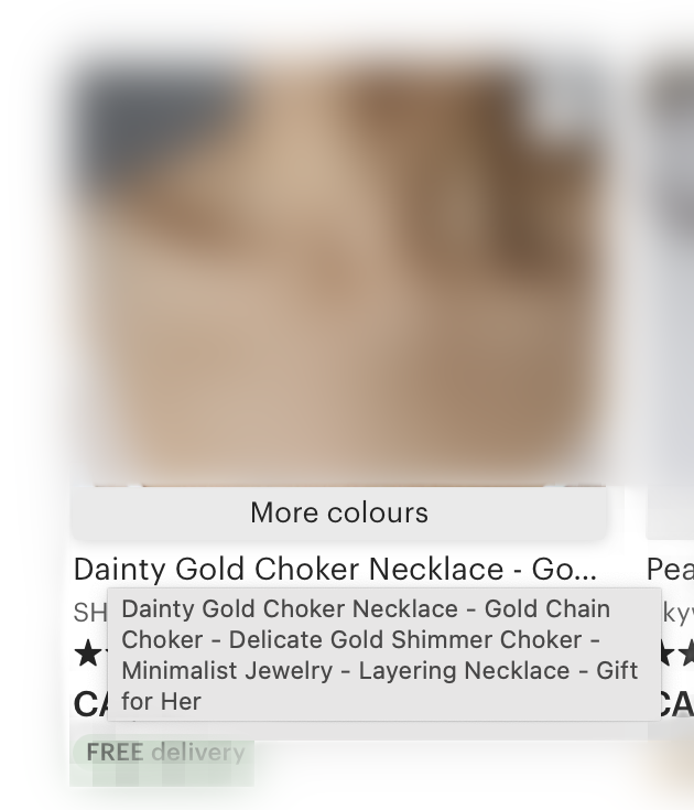 Things to sell on Etsy choker