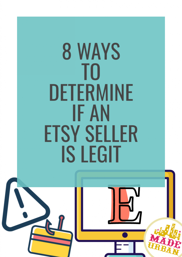 How To Determine if an Etsy Seller is Legit
