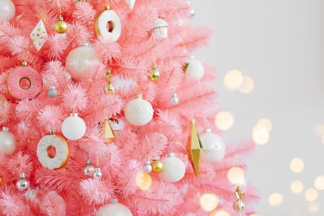 Pink Christmas tree