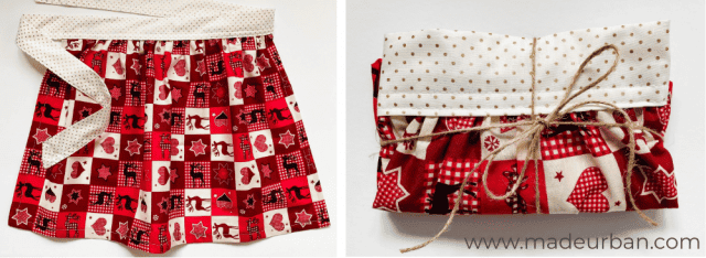 Christmas apron stocking stuffer diy