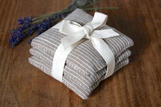 Lavender sachet christmas stocking stuffer diy