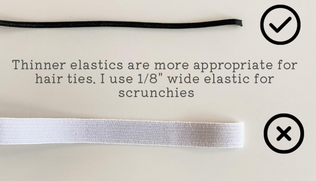 Scrunchie elastics