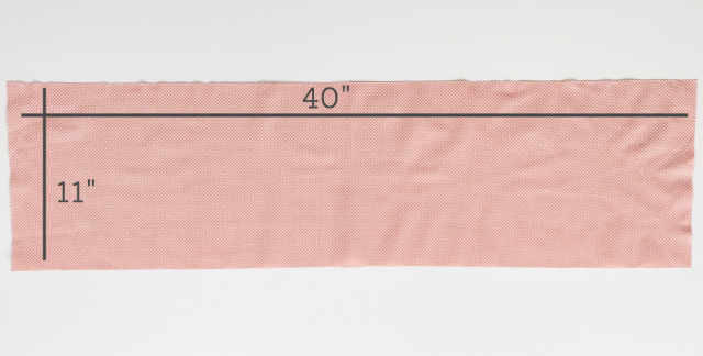 Jumbo scrunchie fabric measurements 