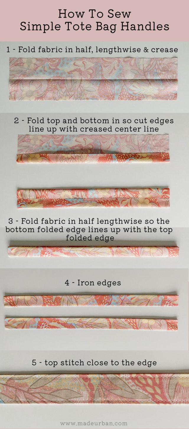 How to make tote bag handles