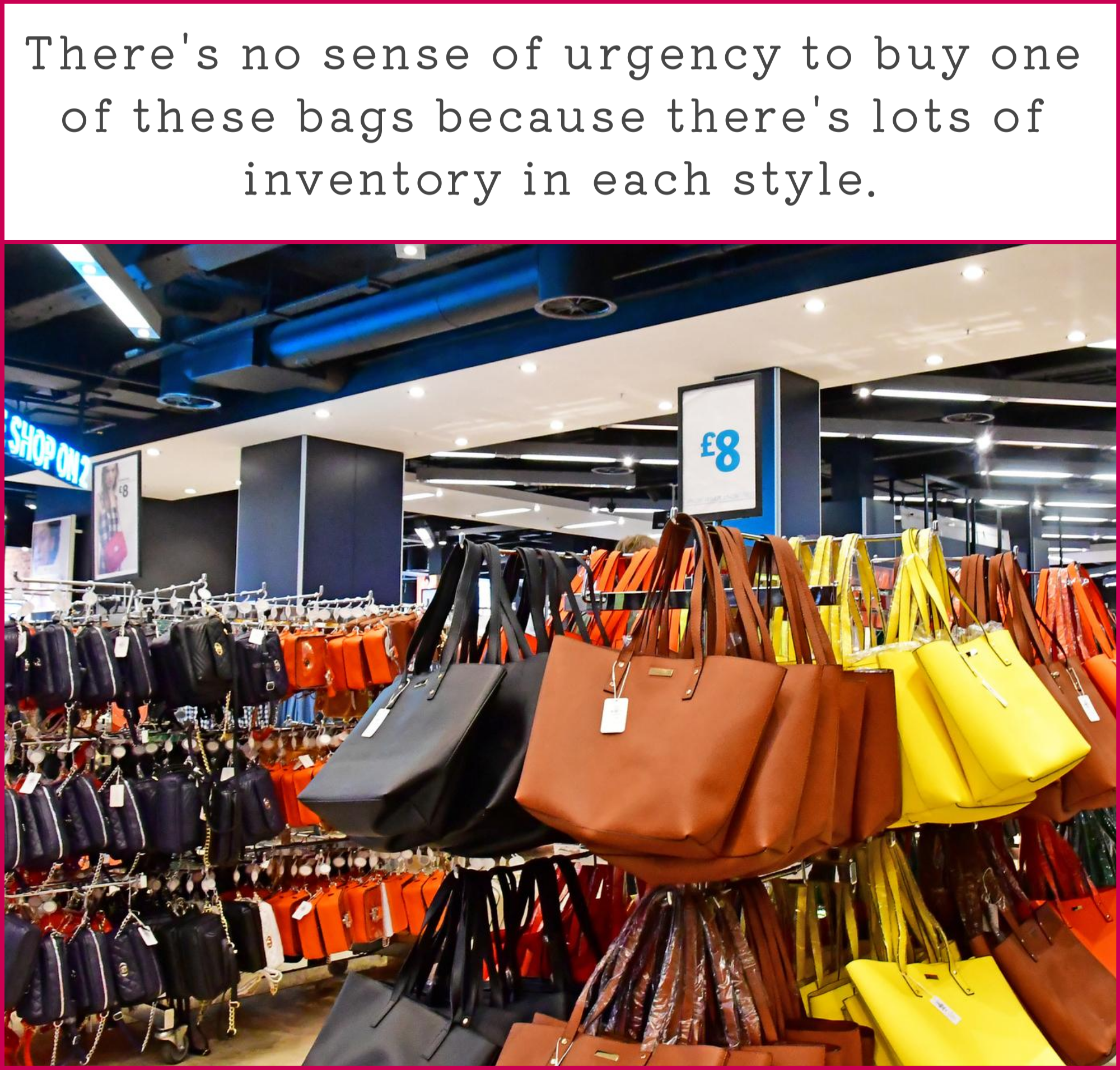 Scarcity effect in retail