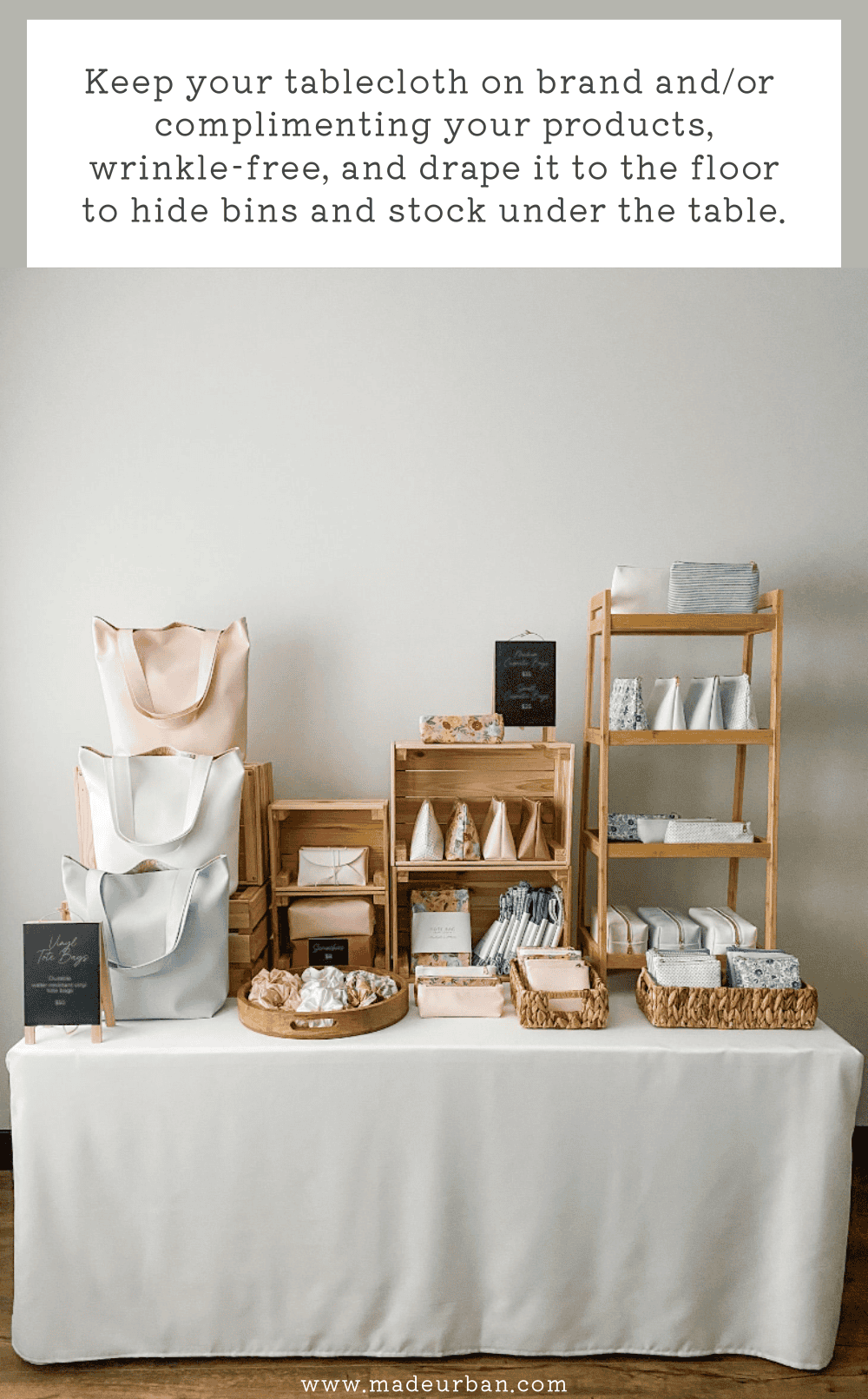 craft show tablecloth