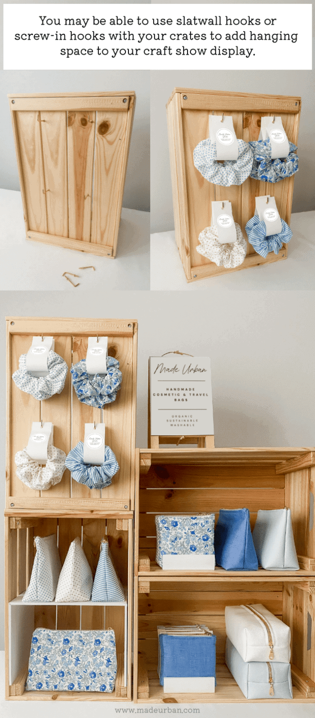 Craft Show Display Ideas Using Crates - Made Urban