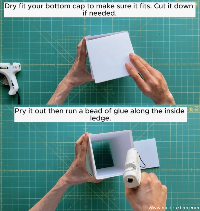 glue end cap