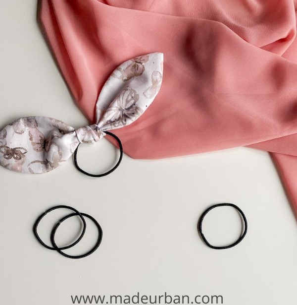 Bunny ears hair tie