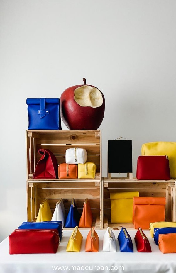 Bold statement in bag display