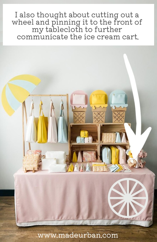 Ice cream cart wheel